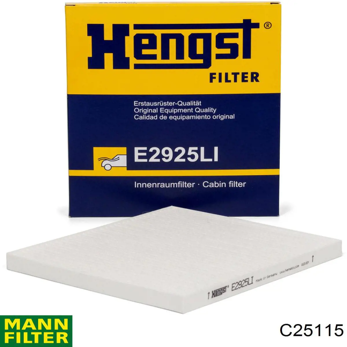 Compre C25115 Mann-Filter Filtro de ar