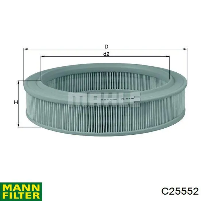 Filtro de ar Mann-Filter C25552 preço, a partir de 6,84 USD