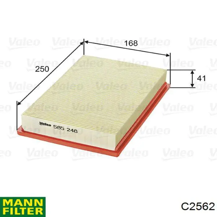 Compre C2562 Mann-Filter Filtro de ar