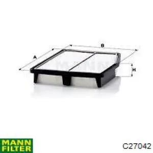 C27042 Mann-Filter Filtro de ar