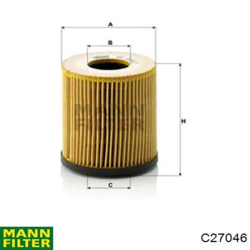 Filtro de ar 52079874 Fiat/Alfa/Lancia