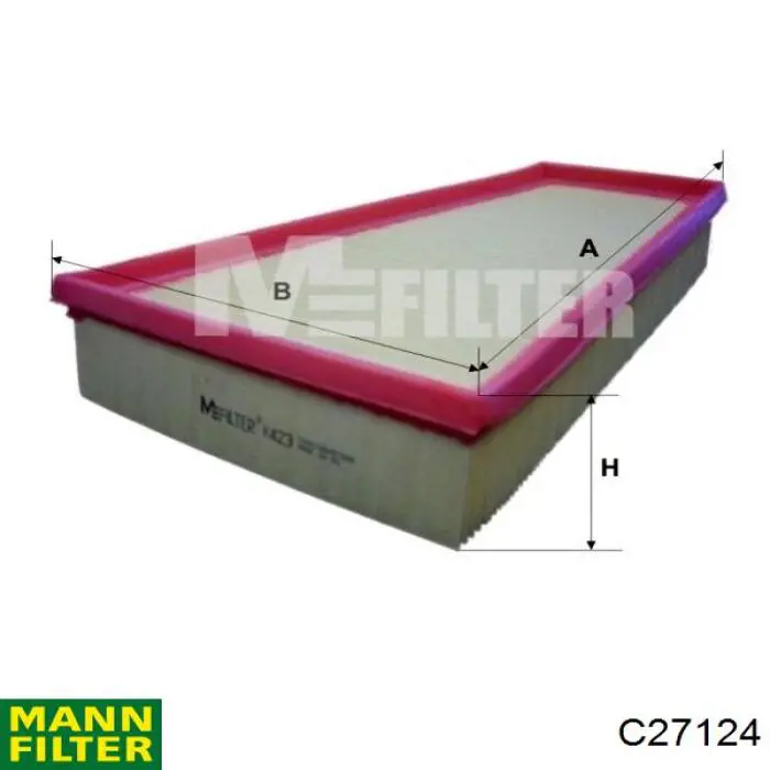 Compre C27124 Mann-Filter Filtro de ar