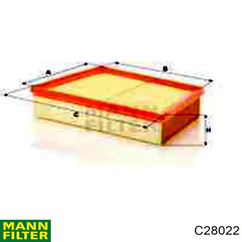 Filtro de ar Mann-Filter C28022 preço, a partir de 20,11 USD