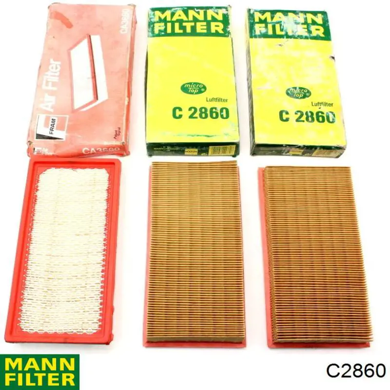 Filtro de ar Mann-Filter C2860 preço, a partir de 7,61 USD
