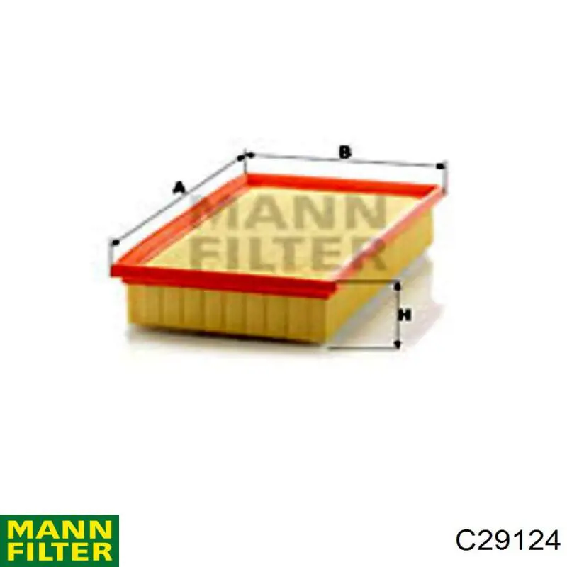 Filtro de ar Mann-Filter C29124 preço, a partir de 10,11 USD