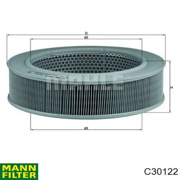 Filtro de ar Mann-Filter C30122 preço, a partir de 13,46 USD