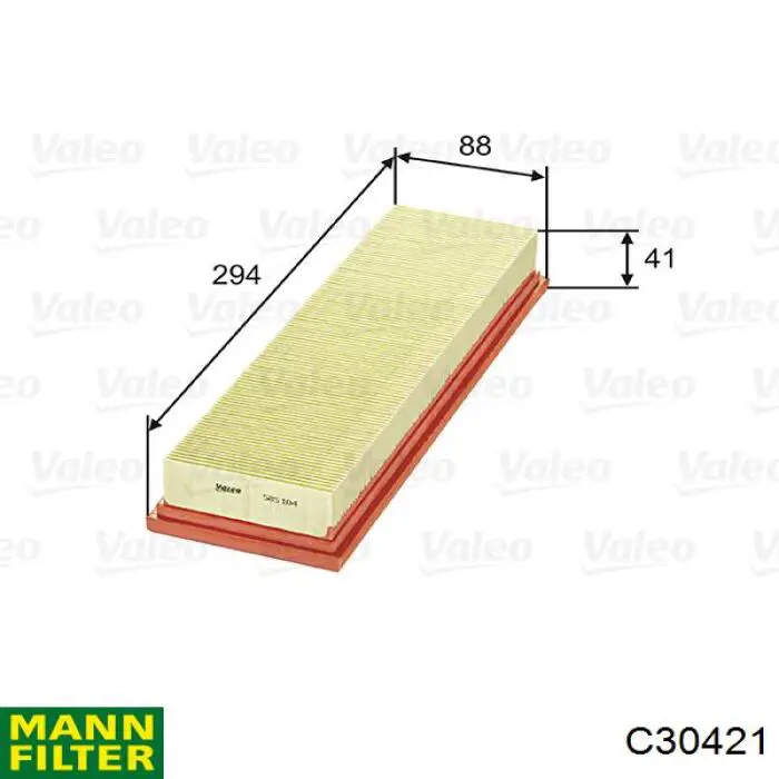 Filtro de ar Mann-Filter C30421 preço, a partir de 7,66 USD