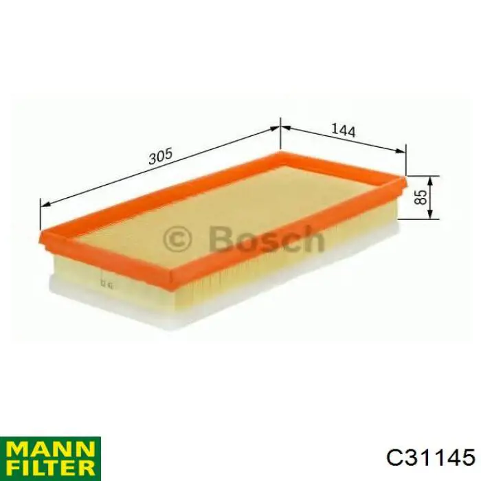 Compre C31145 Mann-Filter Filtro de ar