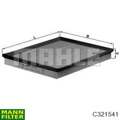 Filtro de ar Mann-Filter C321541 preço, a partir de 11,01 USD