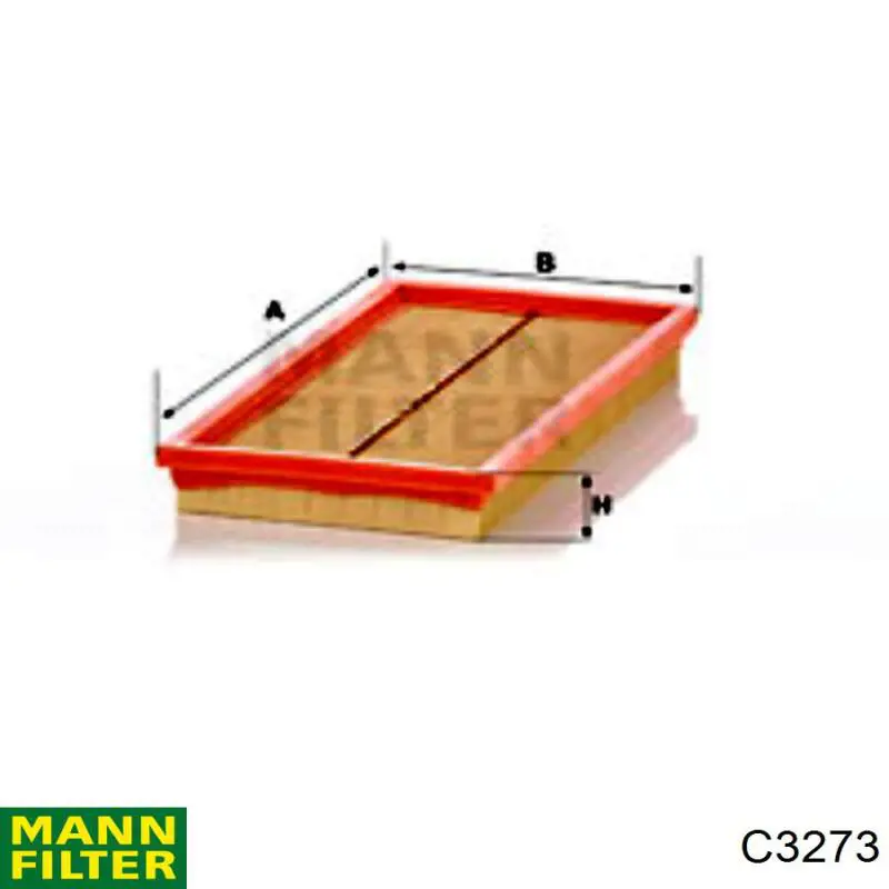 Filtro de ar Mann-Filter C3273 preço, a partir de 9,85 USD