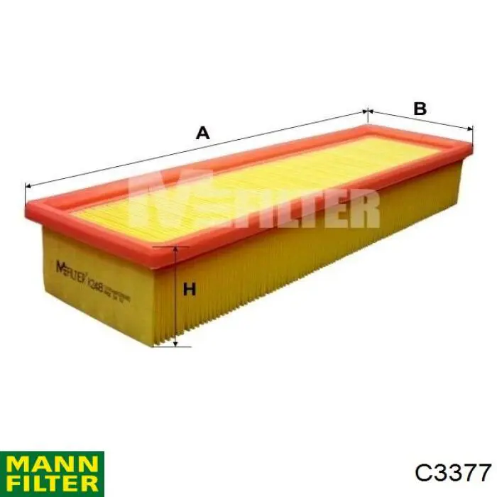 Filtro de ar Mann-Filter C3377 preço, a partir de 7,54 USD