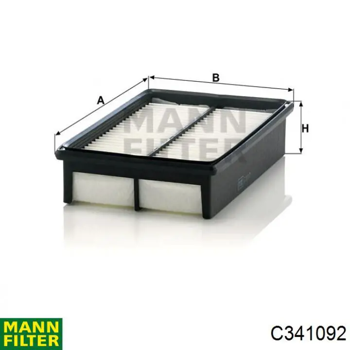 Compre C341092 Mann-Filter Filtro de ar