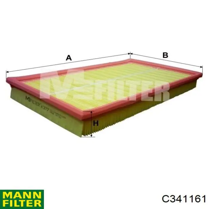 Compre C341161 Mann-Filter Filtro de ar