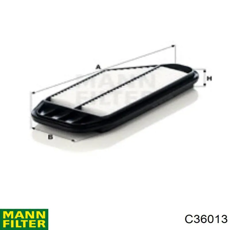 Filtro de ar Mann-Filter C36013 preço, a partir de 10,38 USD