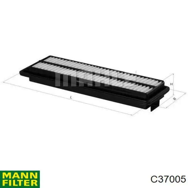 Filtro de ar Mann-Filter C37005 preço, a partir de 15,06 USD