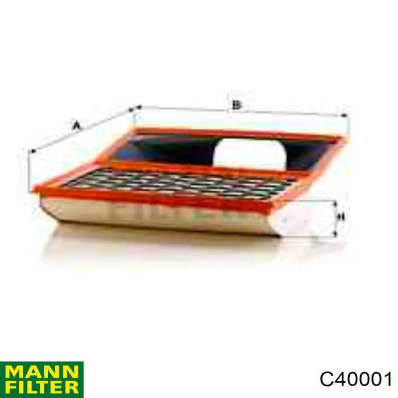 Filtro de ar Mann-Filter C40001 preço, a partir de 31,35 USD