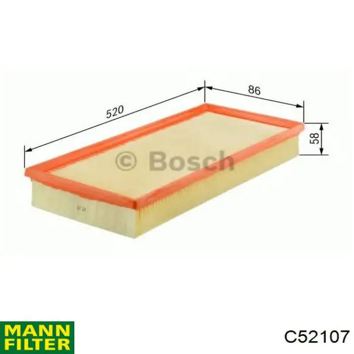 Compre C52107 Mann-Filter Filtro de ar