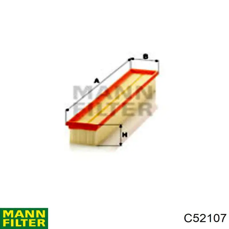 Filtro de ar Mann-Filter C52107 preço, a partir de 13,64 USD