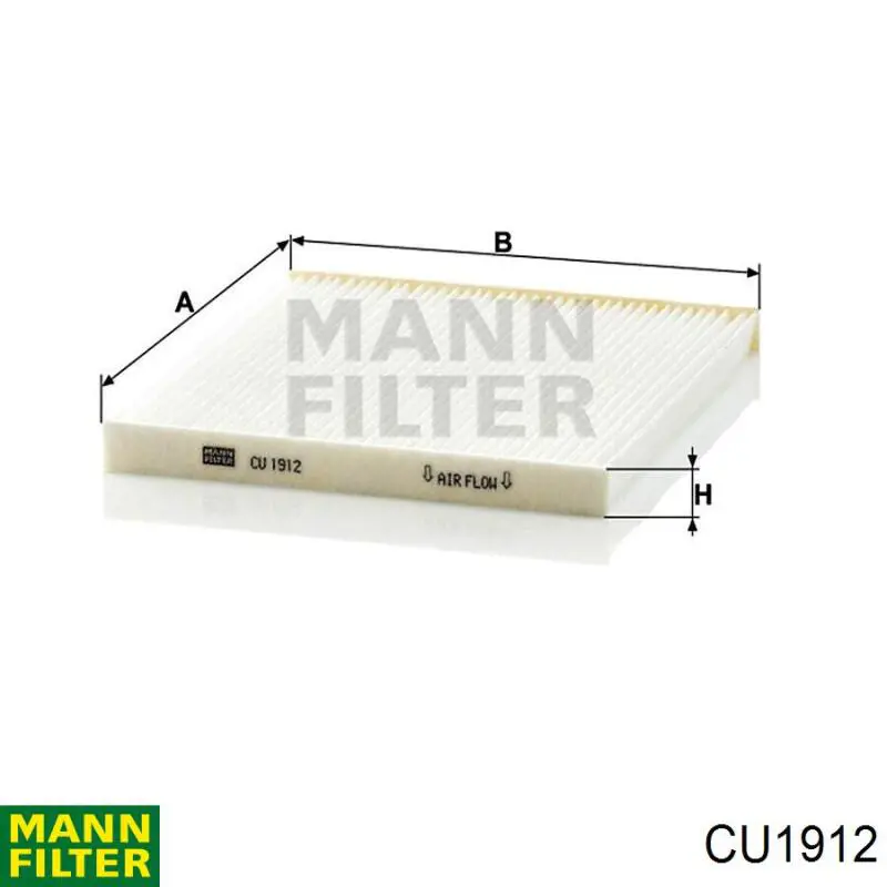 Filtro de salão Mann-Filter CU1912 preço, a partir de 9,79 USD