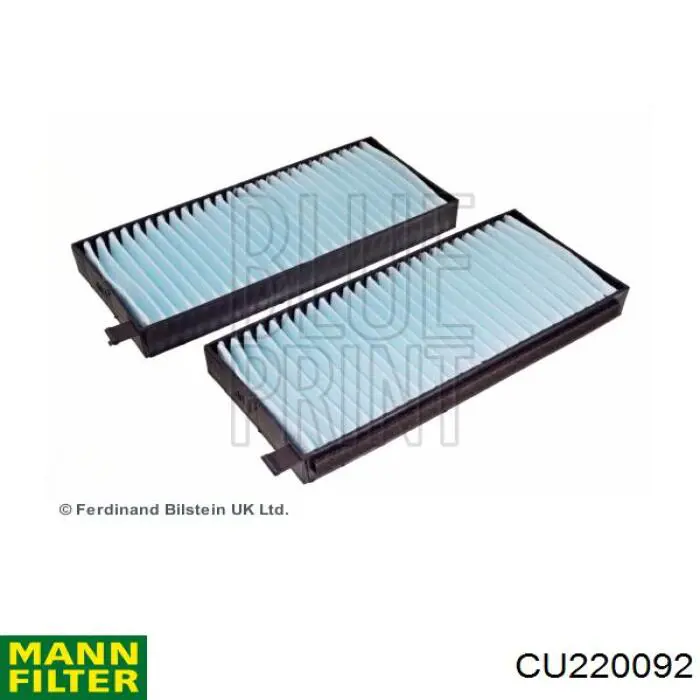 Filtro de salão Mann-Filter CU220092 preço, a partir de 12,68 USD