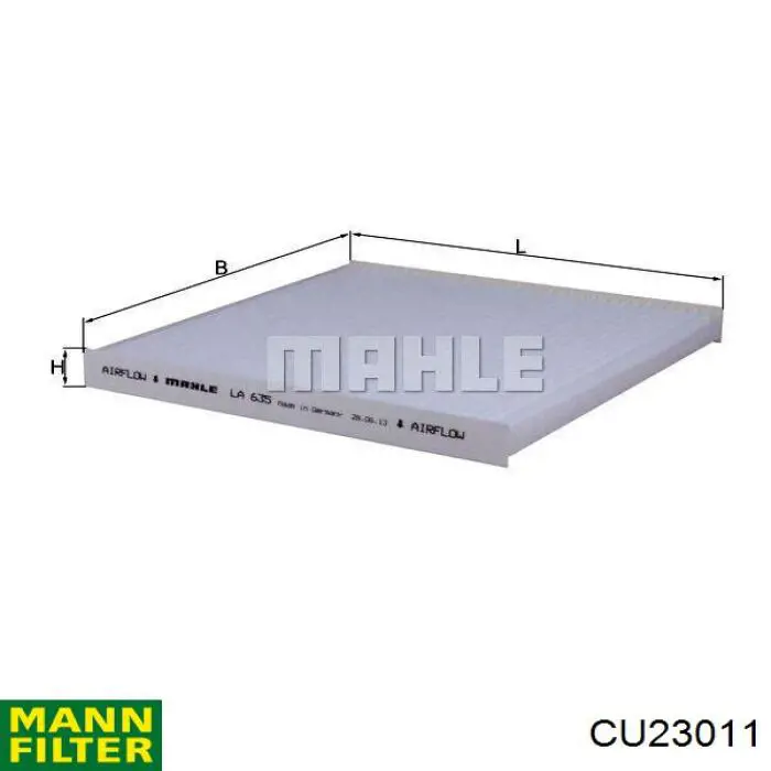 Compre CU23011 Mann-Filter Filtro de salão