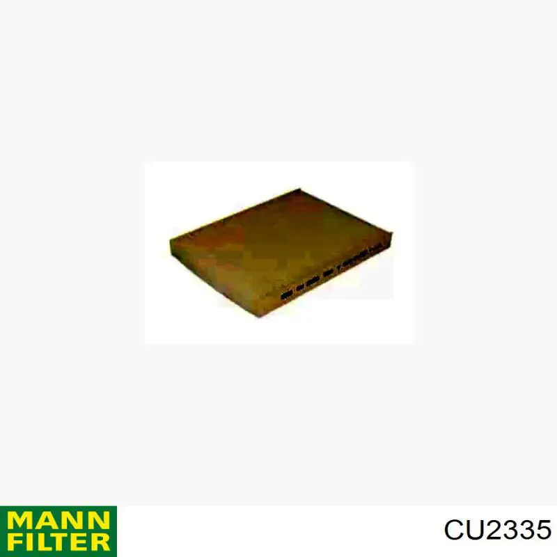 Filtro de salão Mann-Filter CU2335 preço, a partir de 6,59 USD