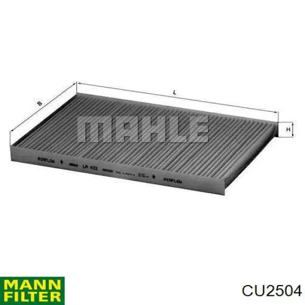 Compre CU2504 Mann-Filter Filtro de salão