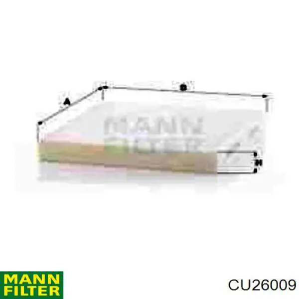 Filtro de salão Mann-Filter CU26009 preço, a partir de 10,19 USD