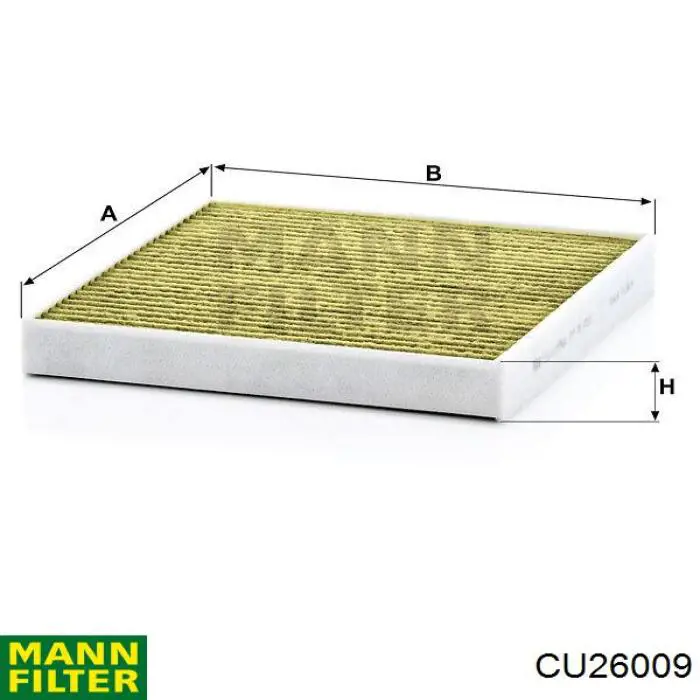 Compre CU26009 Mann-Filter Filtro de salão