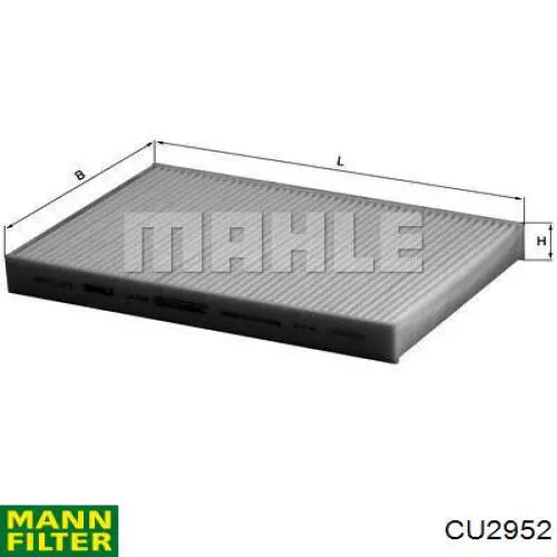 Compre CU2952 Mann-Filter Filtro de salão