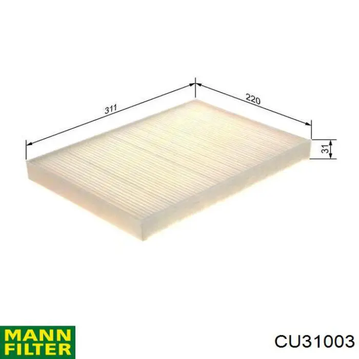 Compre CU31003 Mann-Filter Filtro de salão