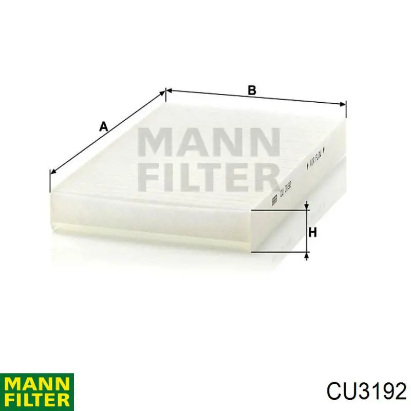Compre CU3192 Mann-Filter Filtro de salão