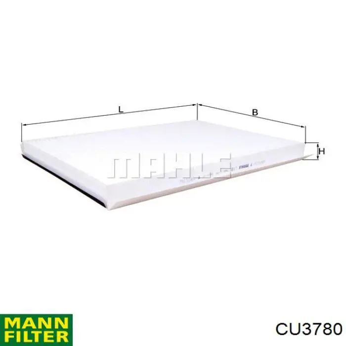 Compre CU3780 Mann-Filter Filtro de salão