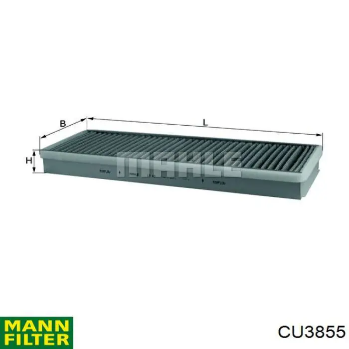 Filtro de salão Mann-Filter CU3855 preço, a partir de 24,81 USD