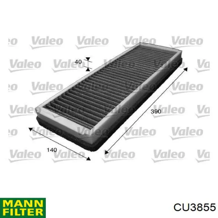 Compre CU3855 Mann-Filter Filtro de salão