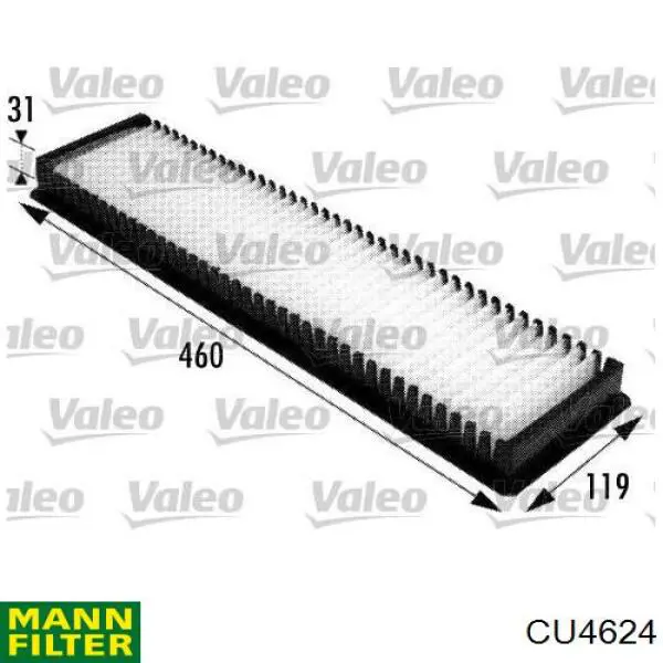Filtro de salão Mann-Filter CU4624 preço, a partir de 12,61 USD