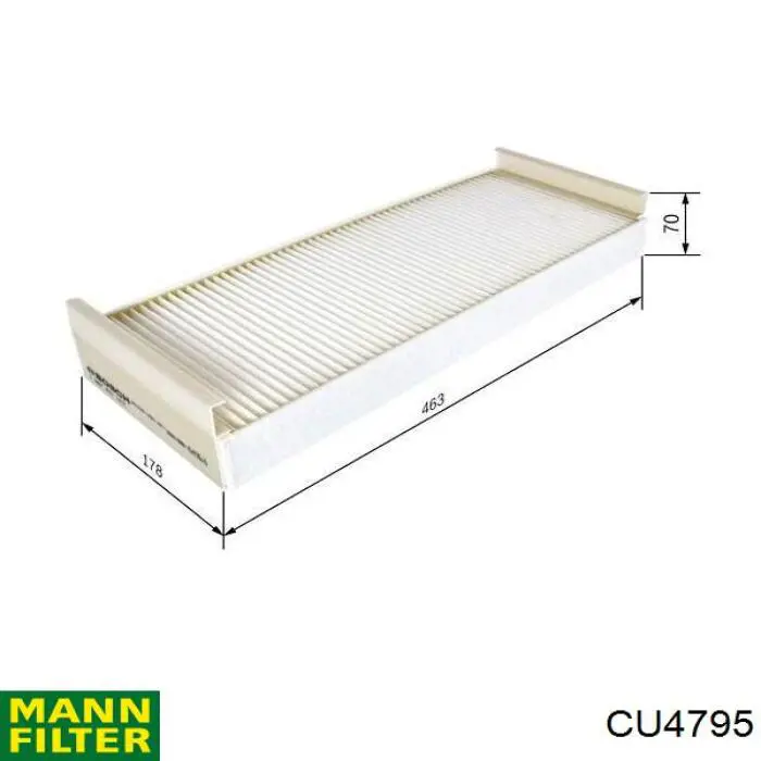 Compre CU4795 Mann-Filter Filtro de salão