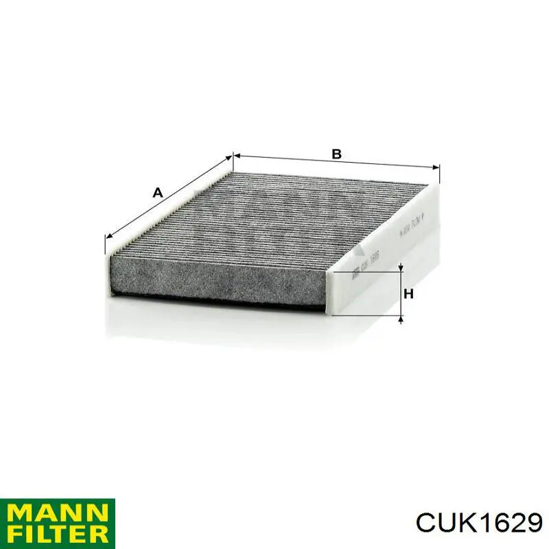 Filtro de salão Mann-Filter CUK1629 preço, a partir de 8,48 USD