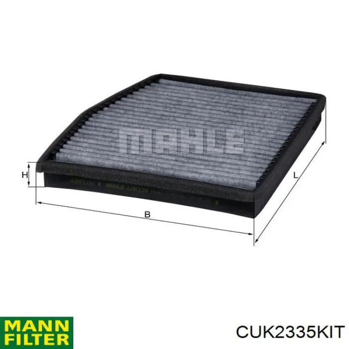 Filtro de salão Mann-Filter CUK2335KIT preço, a partir de 12,38 USD