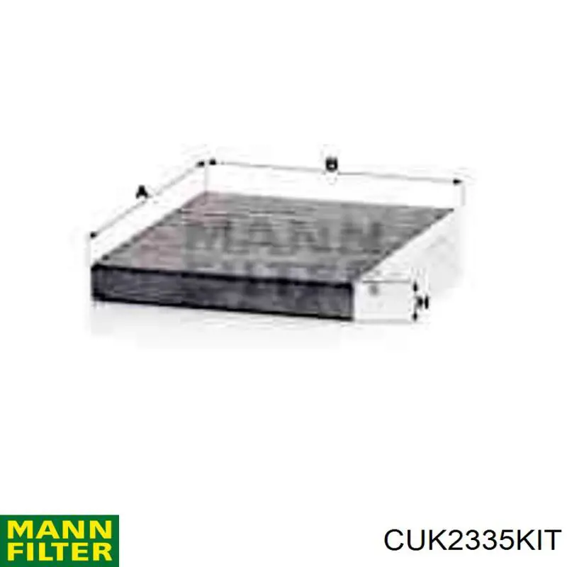 CUK2335KIT Mann-Filter Filtro de salão