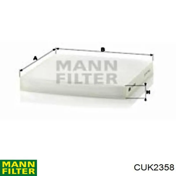 Compre CUK2358 Mann-Filter Filtro de salão