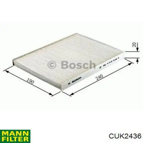 Compre CUK2436 Mann-Filter Filtro de salão