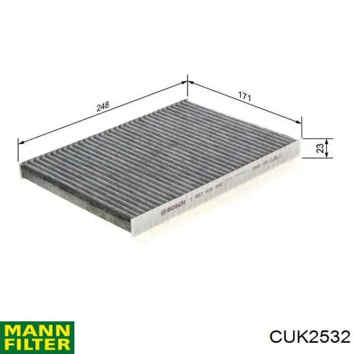 Compre CUK2532 Mann-Filter Filtro de salão