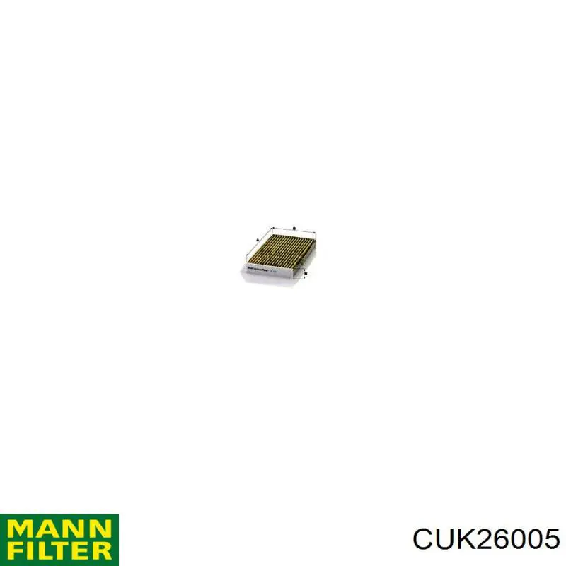 Compre CUK26005 Mann-Filter Filtro de salão