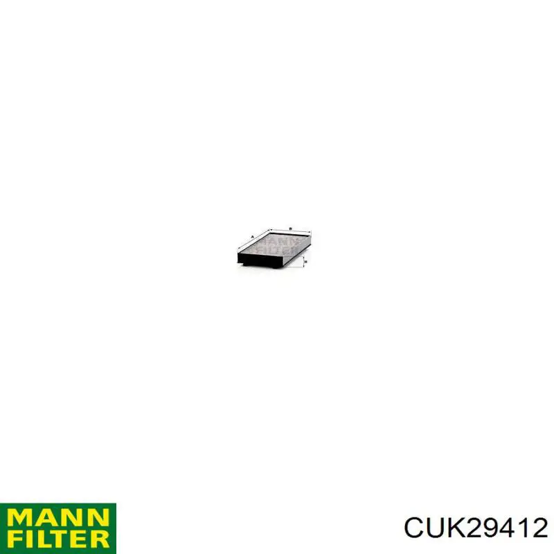 Compre CUK29412 Mann-Filter Filtro de salão