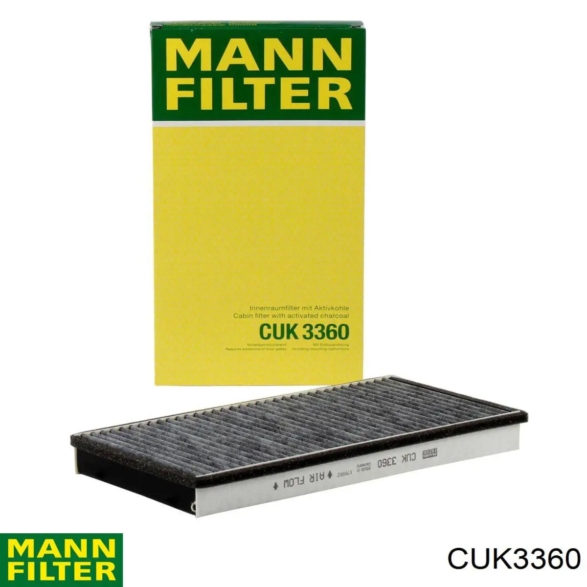 Filtro de salão Mann-Filter CUK3360 preço, a partir de 17,70 USD