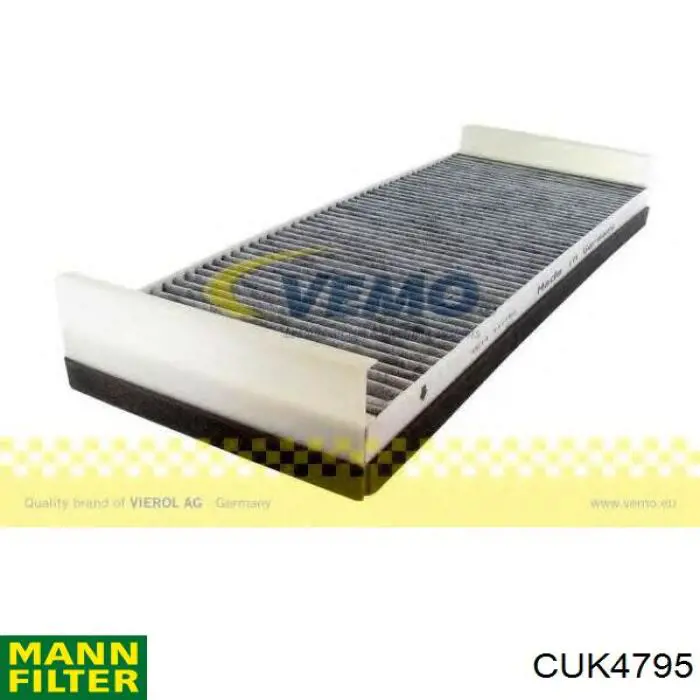 Filtro de salão Mann-Filter CUK4795 preço, a partir de 34,34 USD
