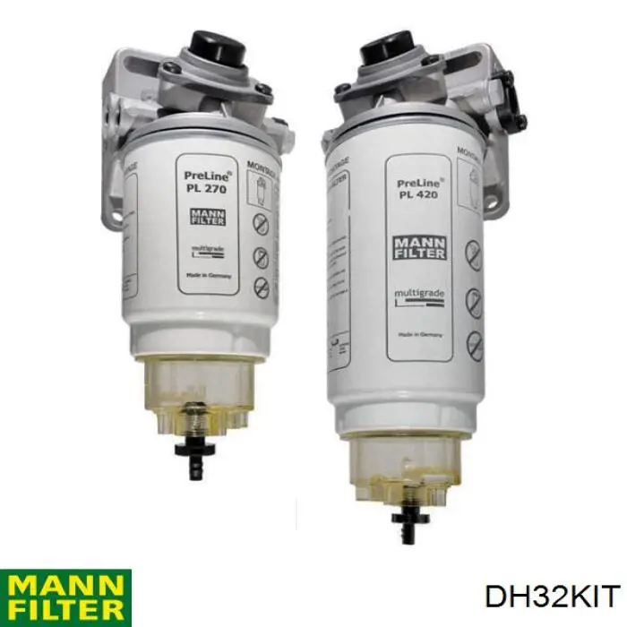 Unidade de aquecimento de combustível Mann-Filter DH32KIT preço, a partir de 223,98 USD