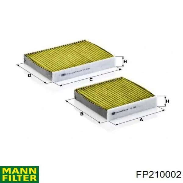 FC0166 Bremsi Filtro de salão