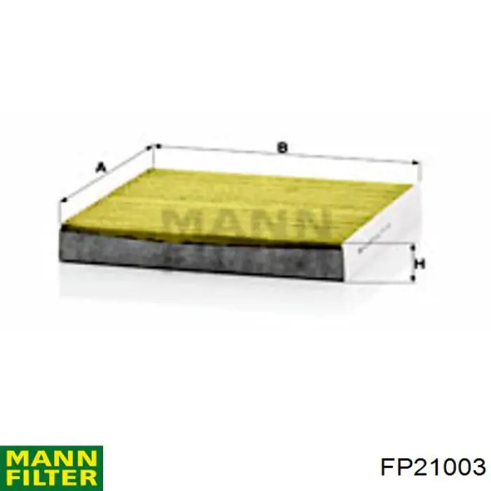 Filtro de salão Mann-Filter FP21003 preço, a partir de 11,73 USD